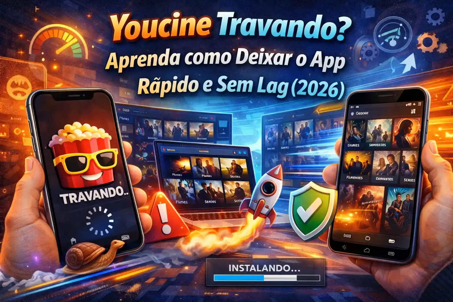 Youcine Travando Aprenda como Deixar o App Rápido e Sem Lag (2026)