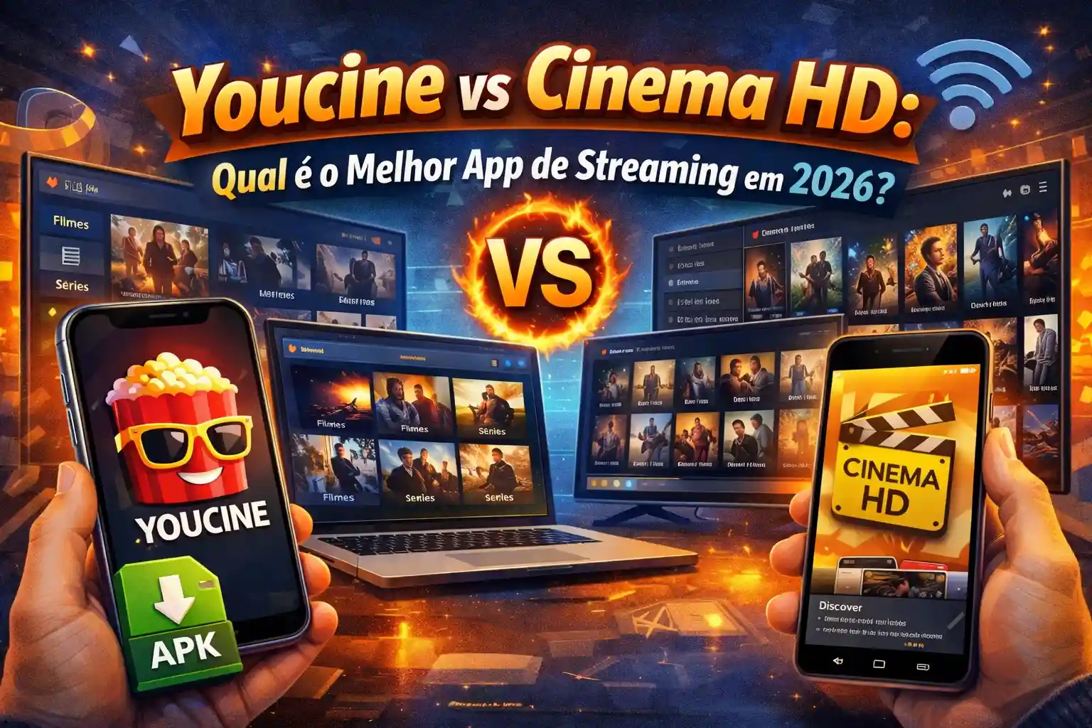 Youcine vs Cinema HD Qual é o Melhor App de Streaming em 2026