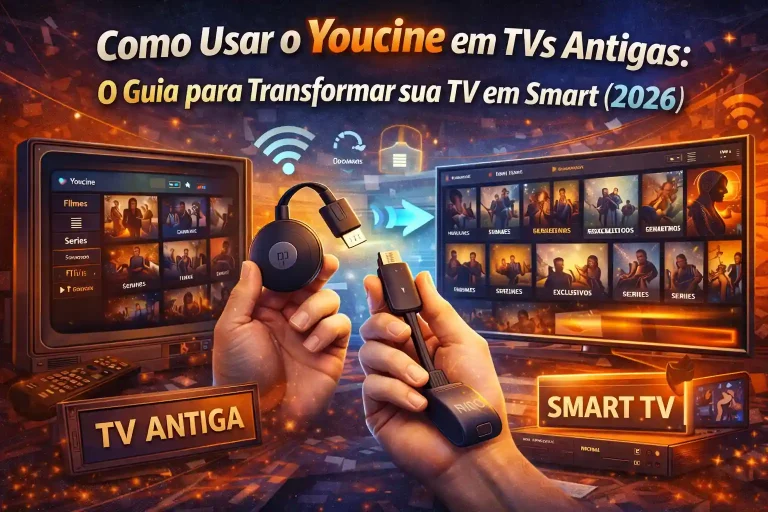 Como Usar o Youcine em TVs Antigas O Guia para Transformar sua TV em Smart (2026)